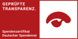 Spendenzertifikat - Deutscher Spendenrat